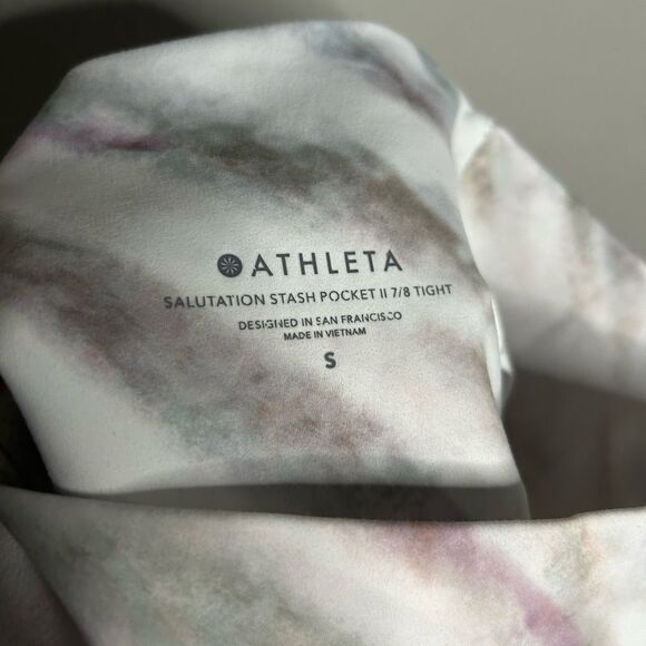 Athleta Salutation Stash Pocket II 7/8 Tight Size S - Picture 8 of 13